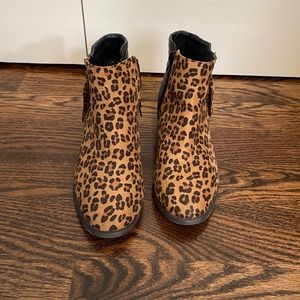 G.C. Shoes Cheetah ankle booties